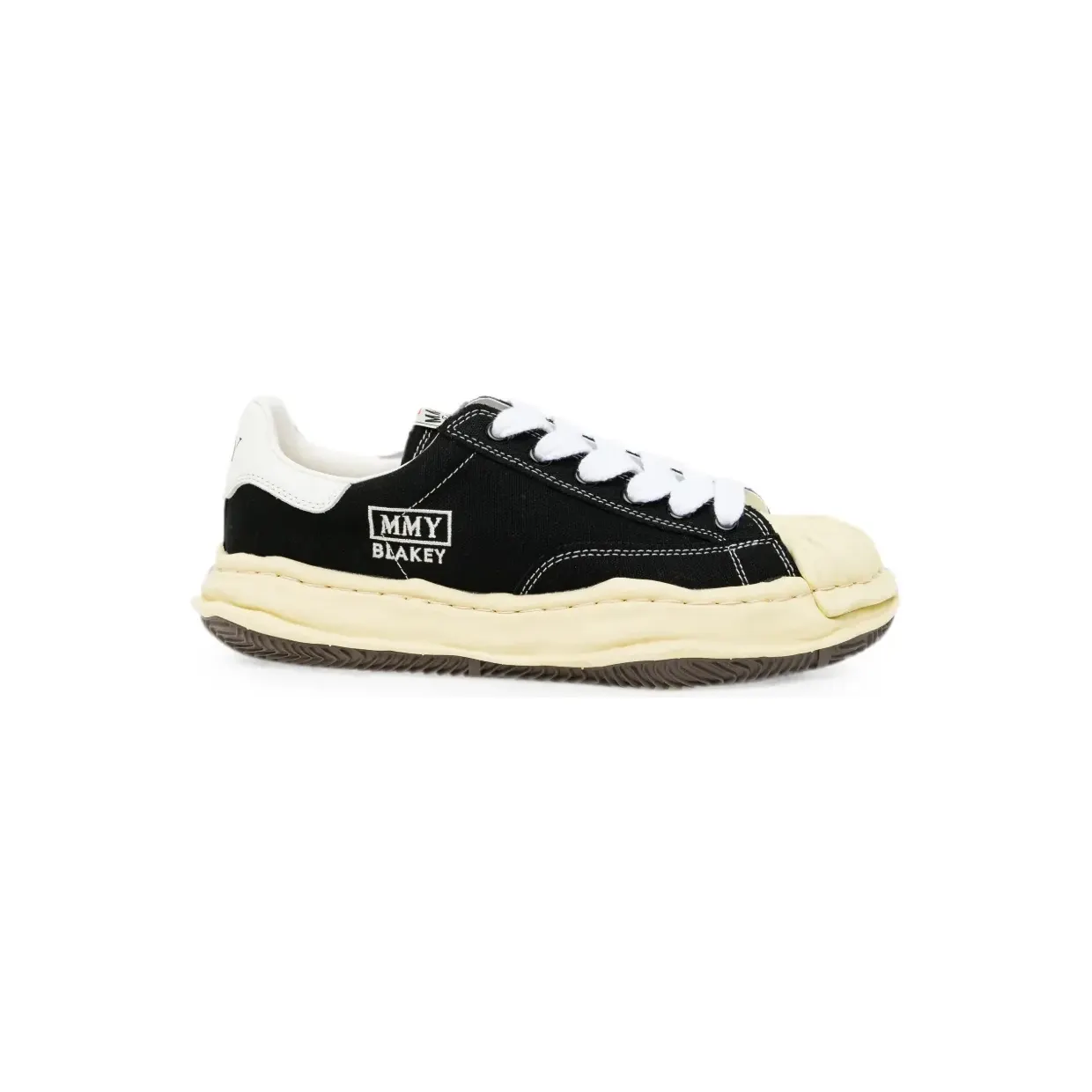 Maison Mihara Yasuhiro Hank low-top “Black” (MHRSN7309FWMQBKX440)