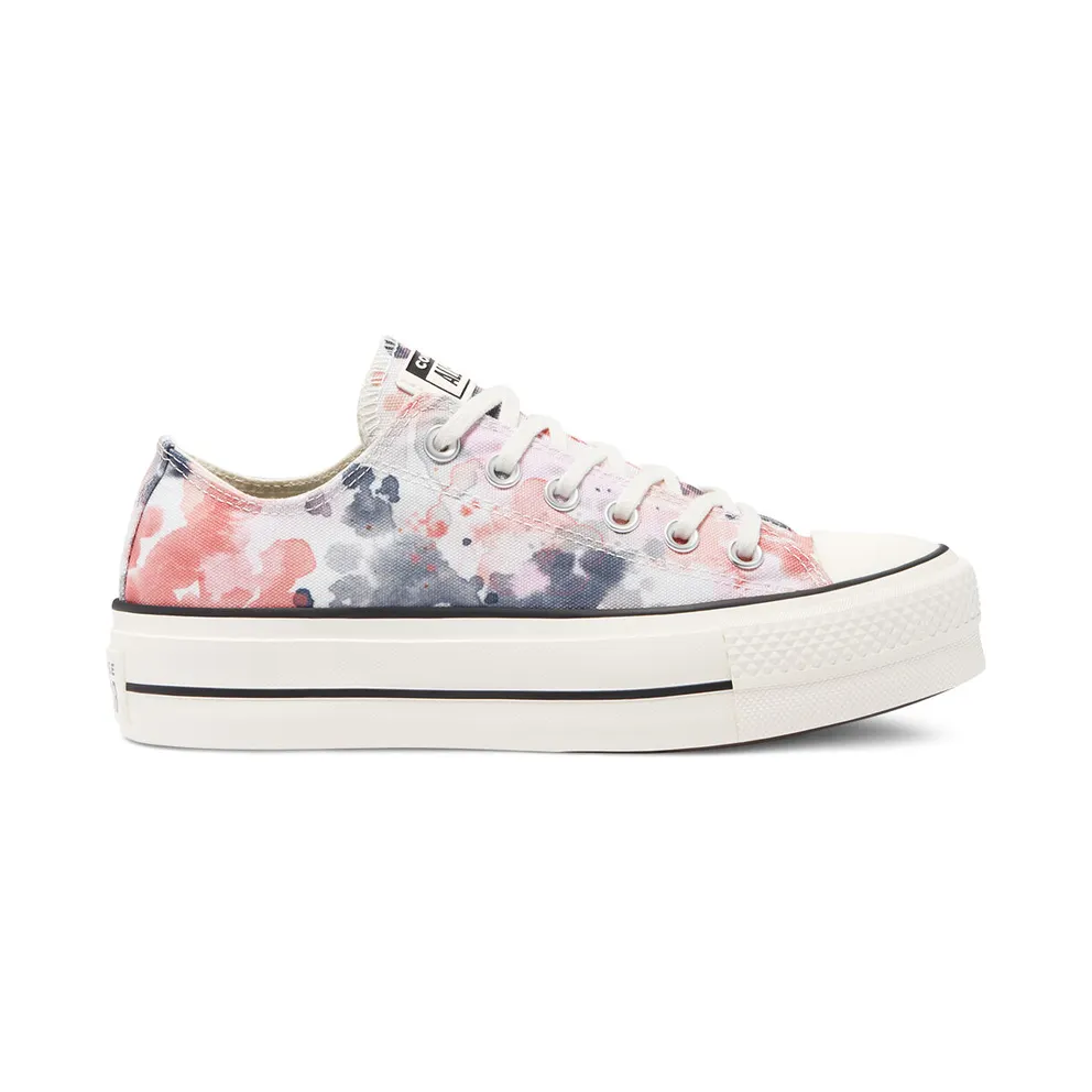 Converse Festival Platform Chuck Taylor All Star Low Top Egret/terracotta Pink/black (570970C)