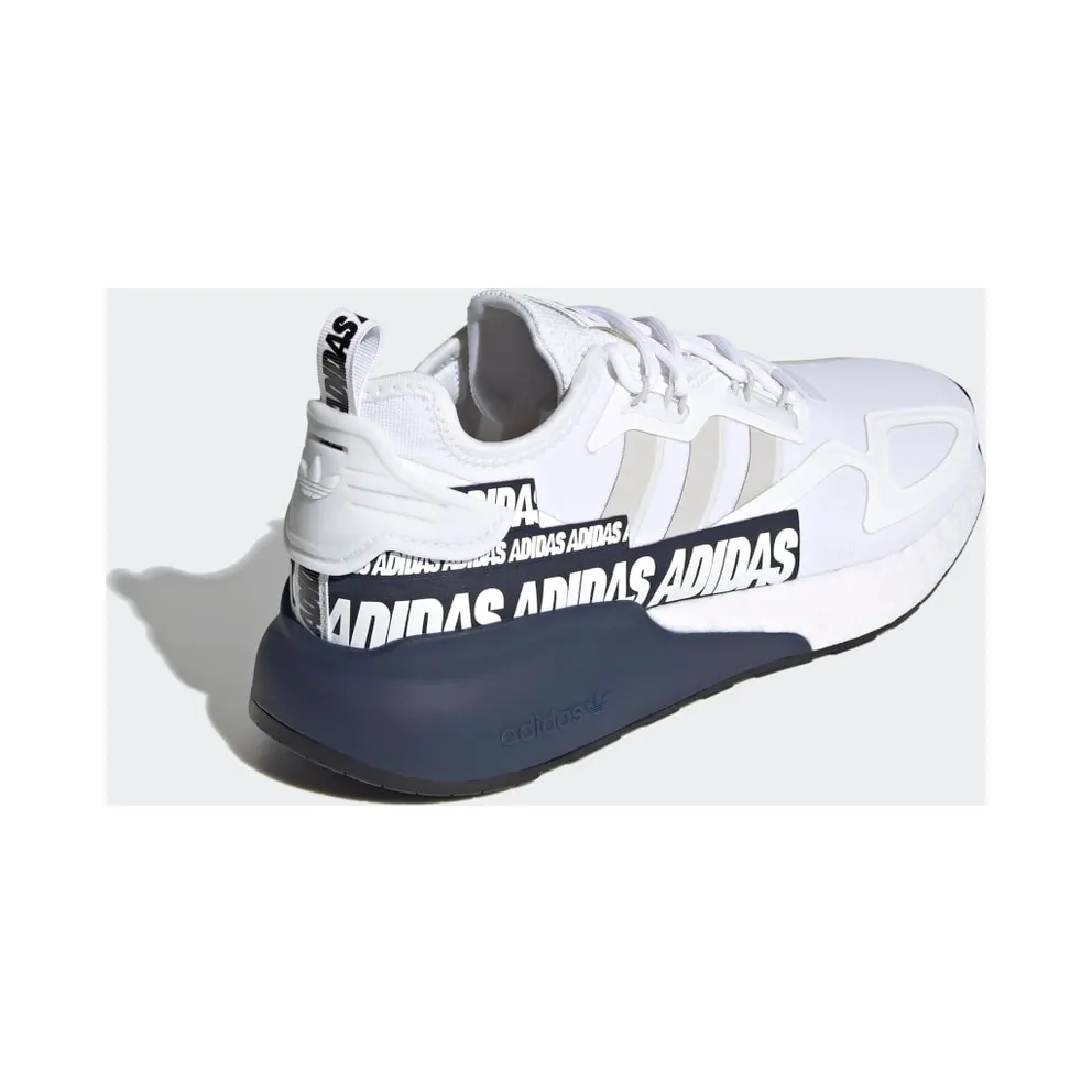 adidas ZX 2K Boost Cloud White / Grey One / Collegiate Navy (FX7036)