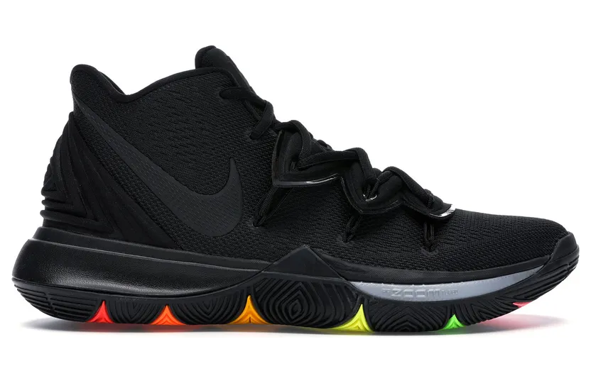 Nike Kyrie 5 Black Rainbow Soles (AO2918-001/A02919-001)