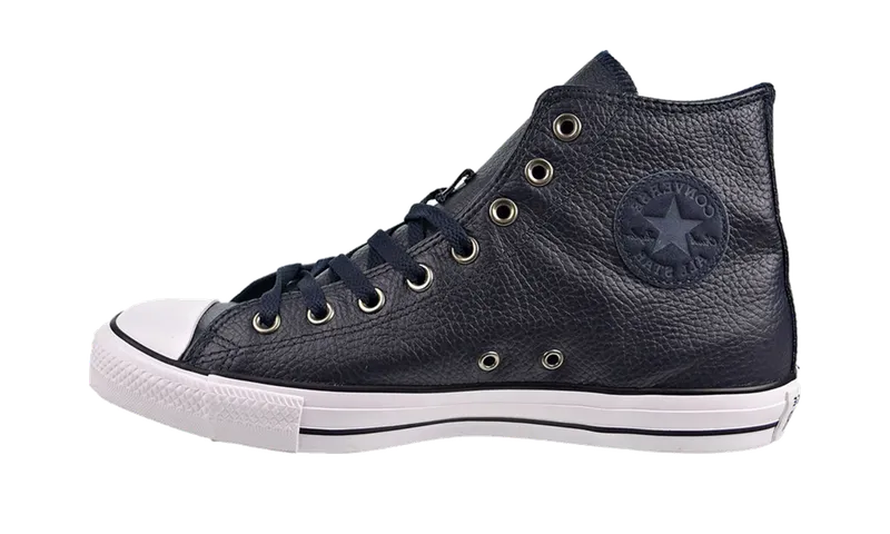 Converse Chuck Taylor All Star Hi “Leather – Dark Obsidian Blue/White/Black” (165189C)