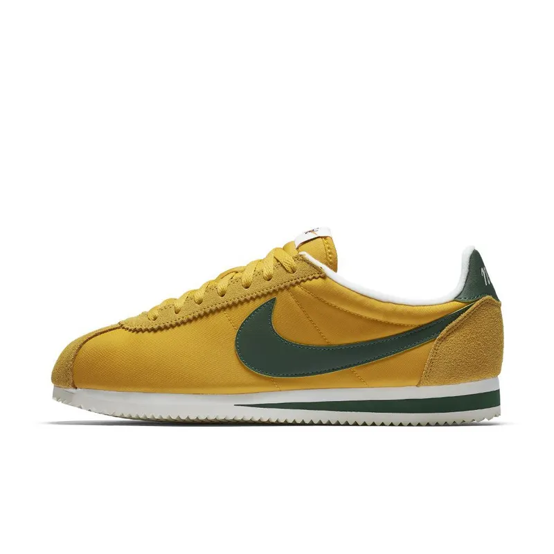 Nike Classic Cortez Nylon Oregon Yellow Ochre/Gorge Green-Sail (876873-700)