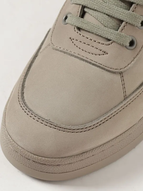 Saint laurent SL/61 Low-Top Sneakers in Nubuck Leather with Embossed Logo Grey (861491AAGZ51216) (3)