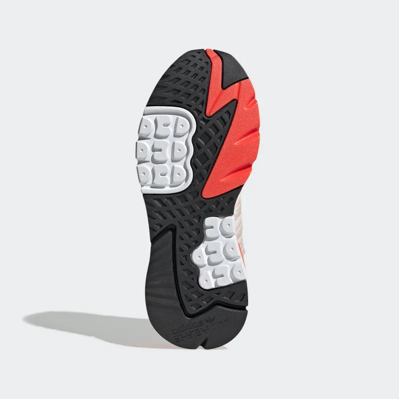 adidas Nite Jogger Morse Code Footwear White/Solar Red/Crystal White (EH0249)