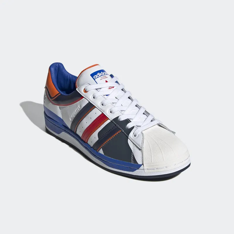 adidas Superstar Starting Five Cloud White/Blue/Scarlet (FW8153)