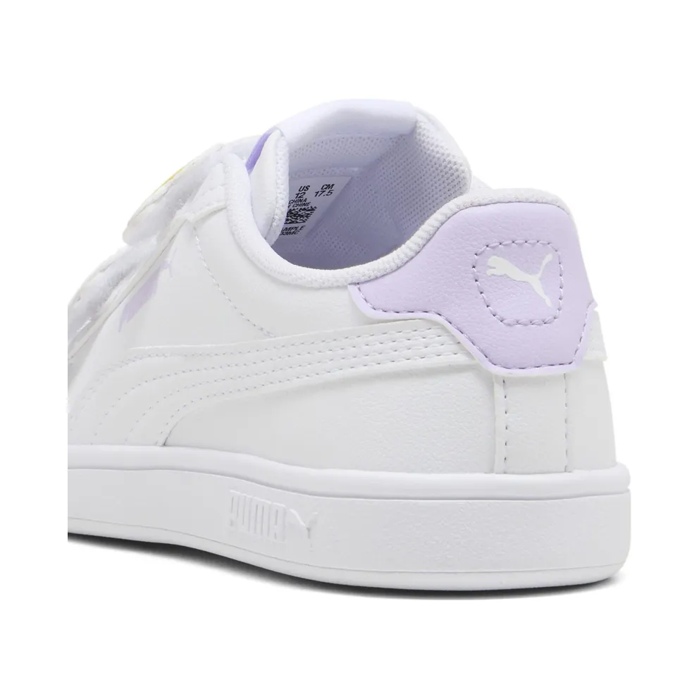 Puma Smash 3.0 Badges “Puma White / Light Lavender” (397286_10)