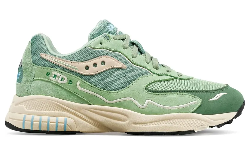 Saucony 3D Grid Hurricane – “Green Cream” (S70670-7)