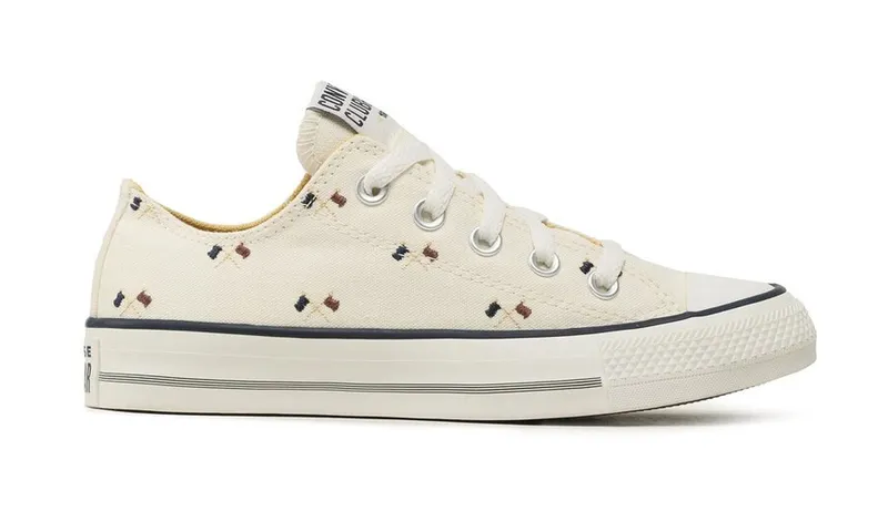 Converse Chuck Taylor All Star Clubhouse Egret/red Oak/obsidian