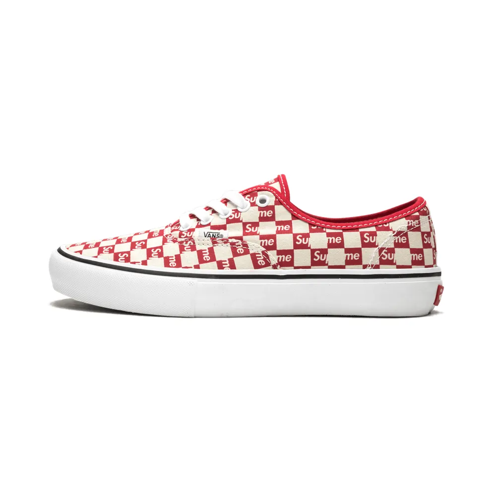 Vans Authentic Supreme Red Checker Logo (VN000Q0DJLY)