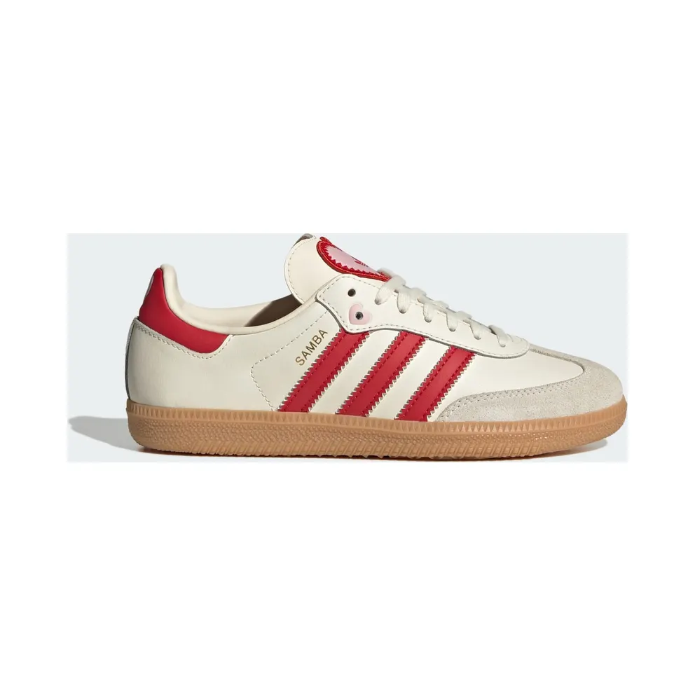 Adidas SAMBA OG Cream White / Better Scarlet / Gum (KI6679)