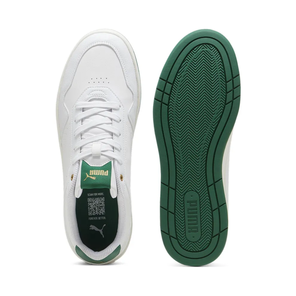 Puma Court Classic “Puma White / Vine / Puma Gold” (395018_03)