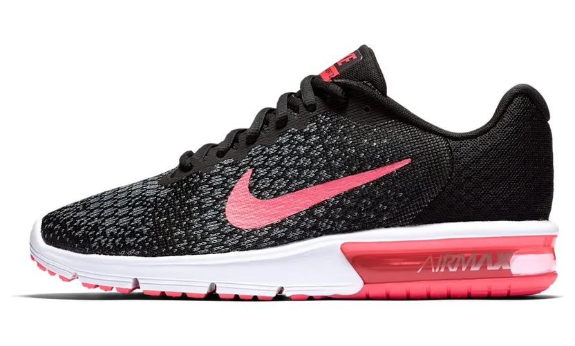 Nike Air Max Sequent 2 Black Vivid Pink (W)