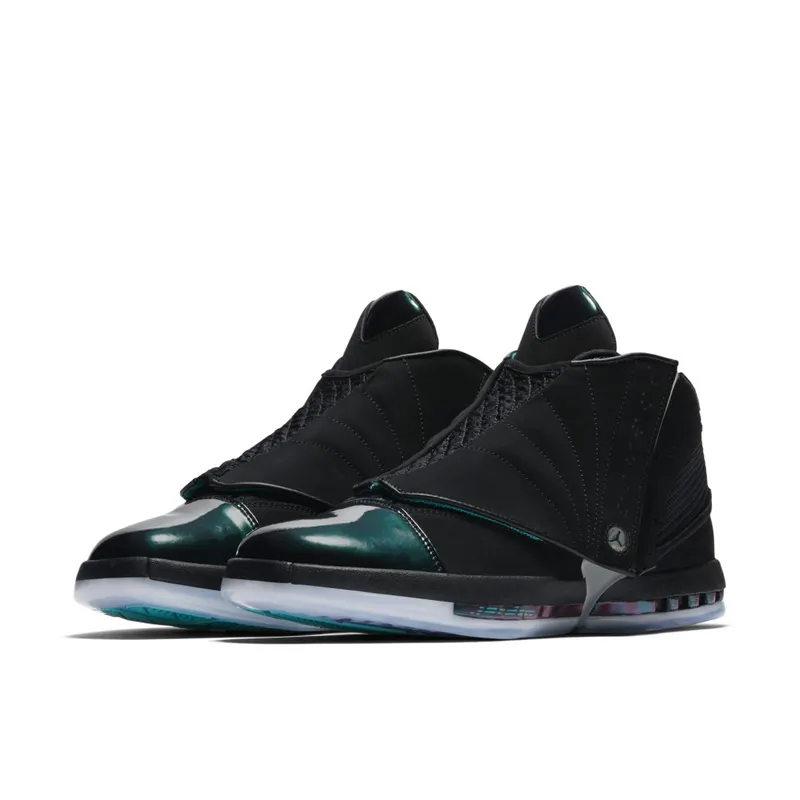 Jordan  16 Retro CEO Black/Metallic Silver-Turbo Green (AA1235-003)