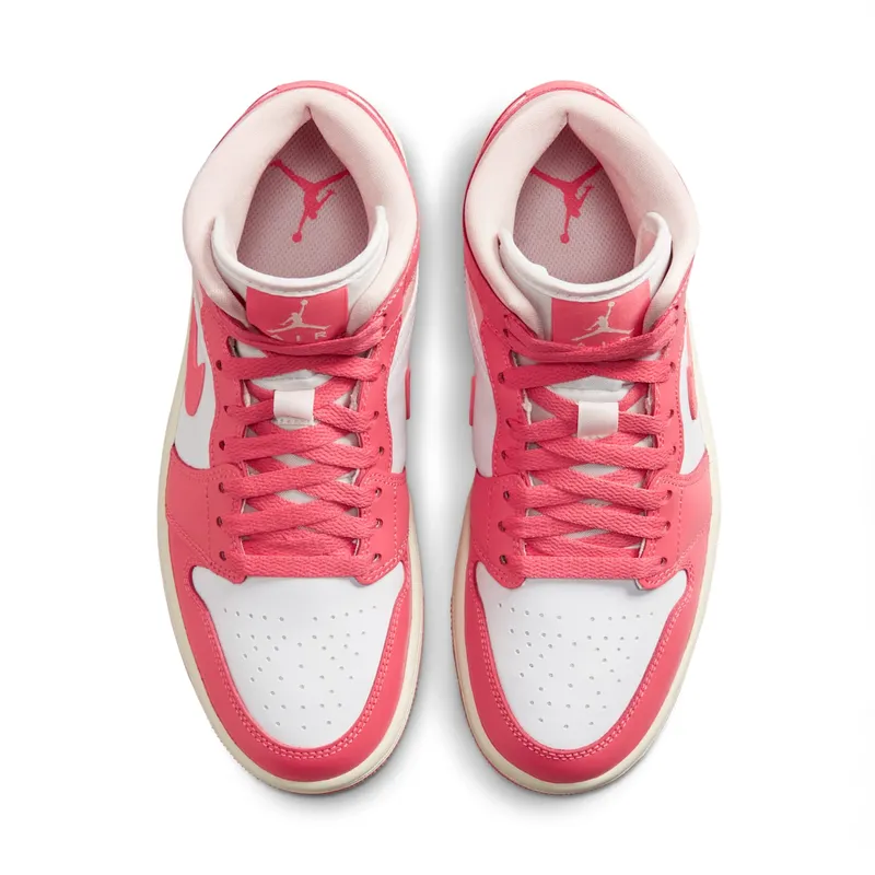Nike Air Jordan 1 Mid Strawberries & Cream (W) (BQ6472-186)