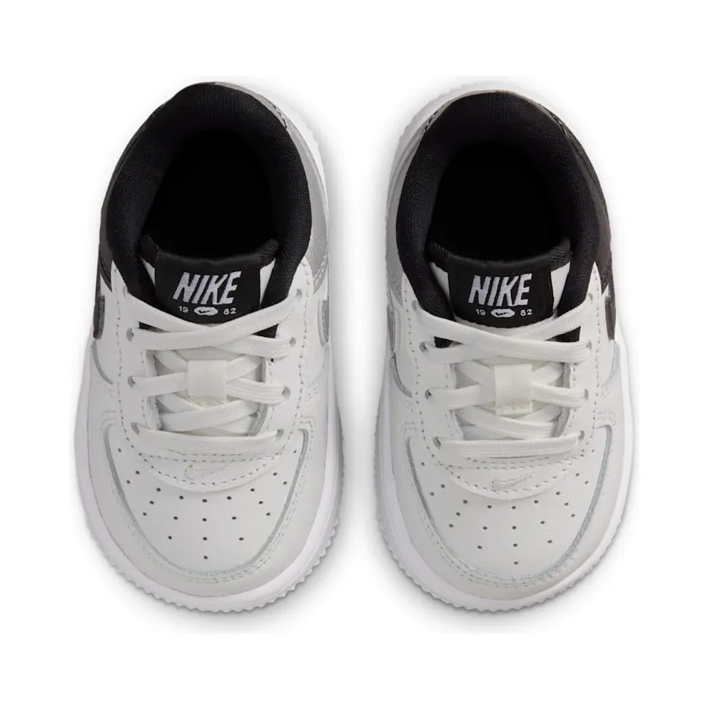 Nike Force 1 Low LV8 5 White Metallic Silver Black (IQ2735-100)