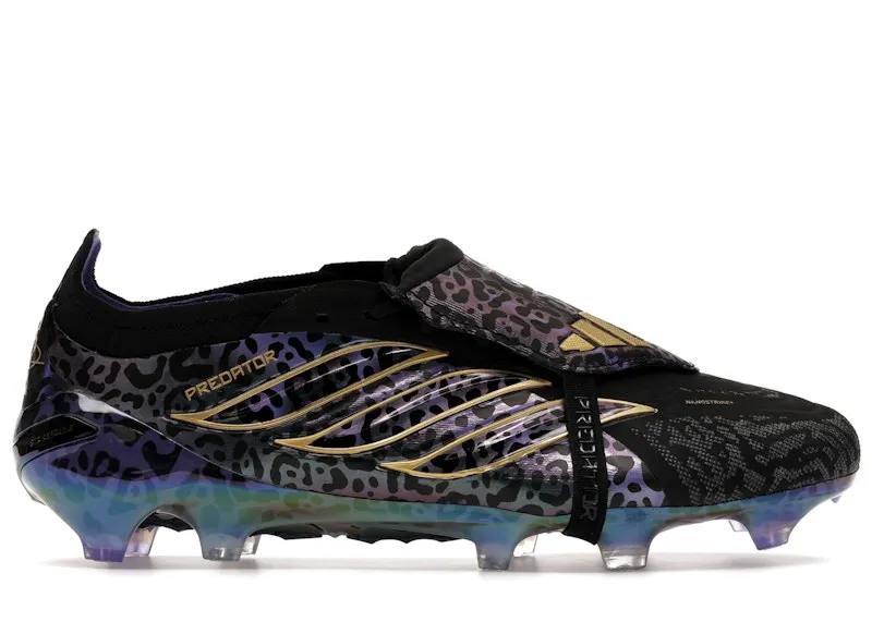 adidas Predator Elite Fold-Over Tongue FG Kaka Core Black Gold Metallic (JR4433)
