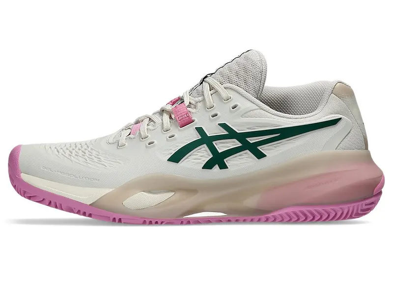 ASICS GEL-RESOLUTION X PADEL “Soft Oat / Jewel Green” (1042A285-250)