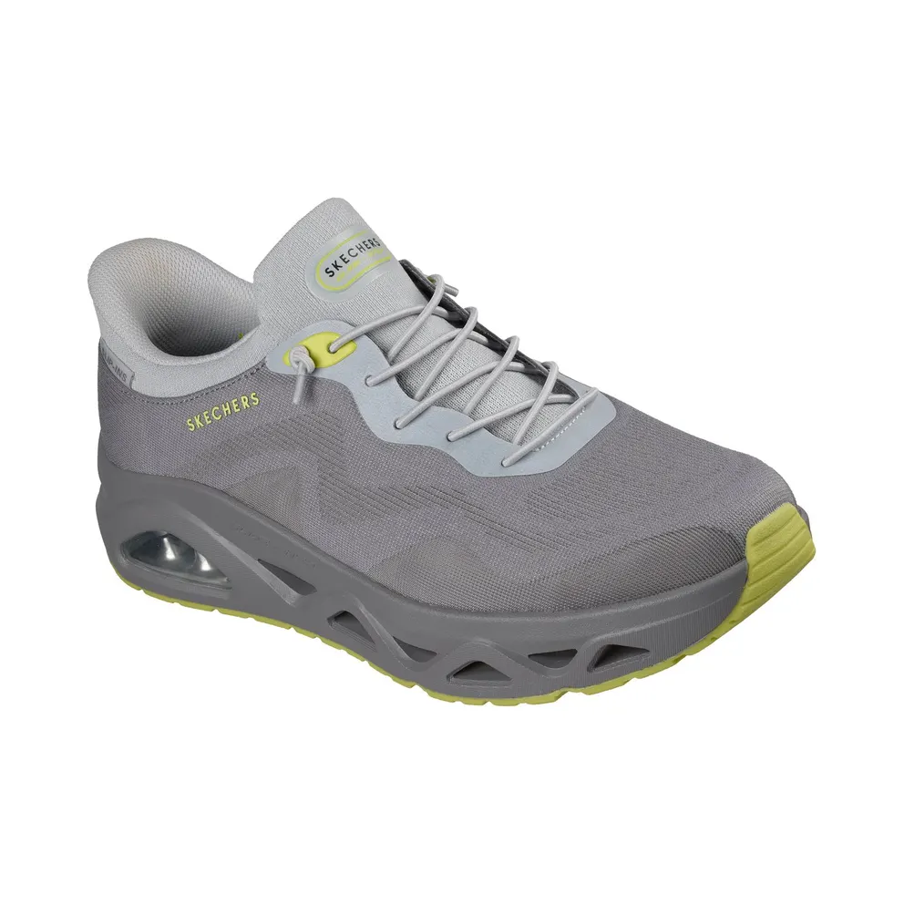 Skechers Slip-ins: Uno Glide-Step “Air Gliders Sneaker Grey / Limoen” (183421GYLM)