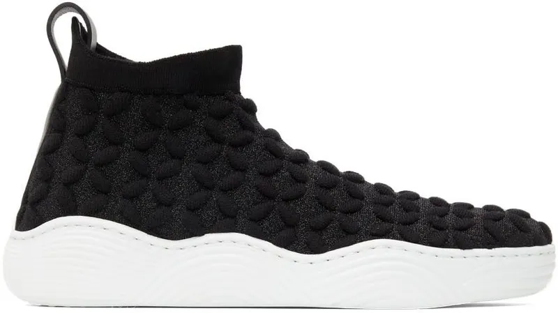 Alaïa Black Sock Sneaker 999 Black (AA3T011TK003)