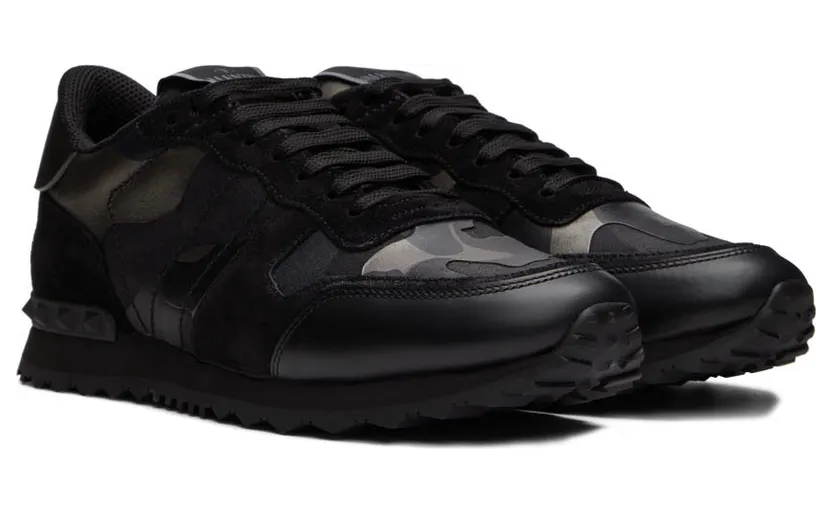 Valentino Garavani Black Rockrunner Sneakers (1Y2S0723NTA) (4)