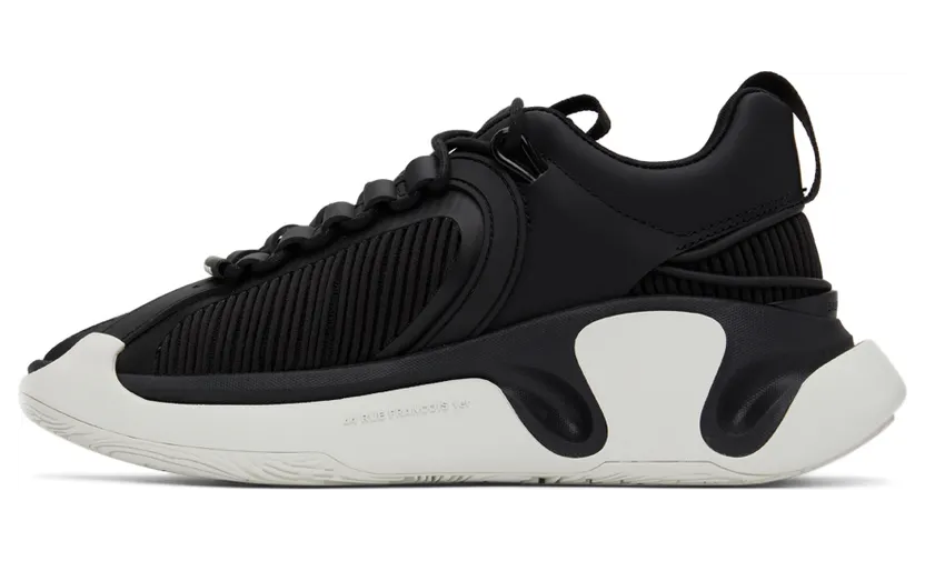 Balmain Black B-Runner Sneakers (XM1VI261LSDH) (3)