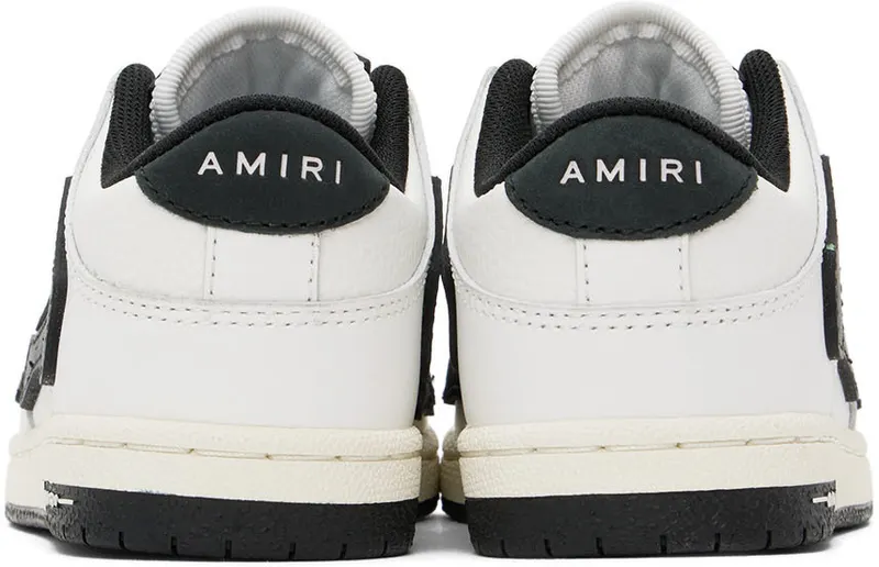 AMIRI Kids Black & White Skel (PF22KFS004-004)
