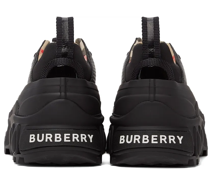 Burberry Black Patent Arthur Sneakers (8036166) (4)