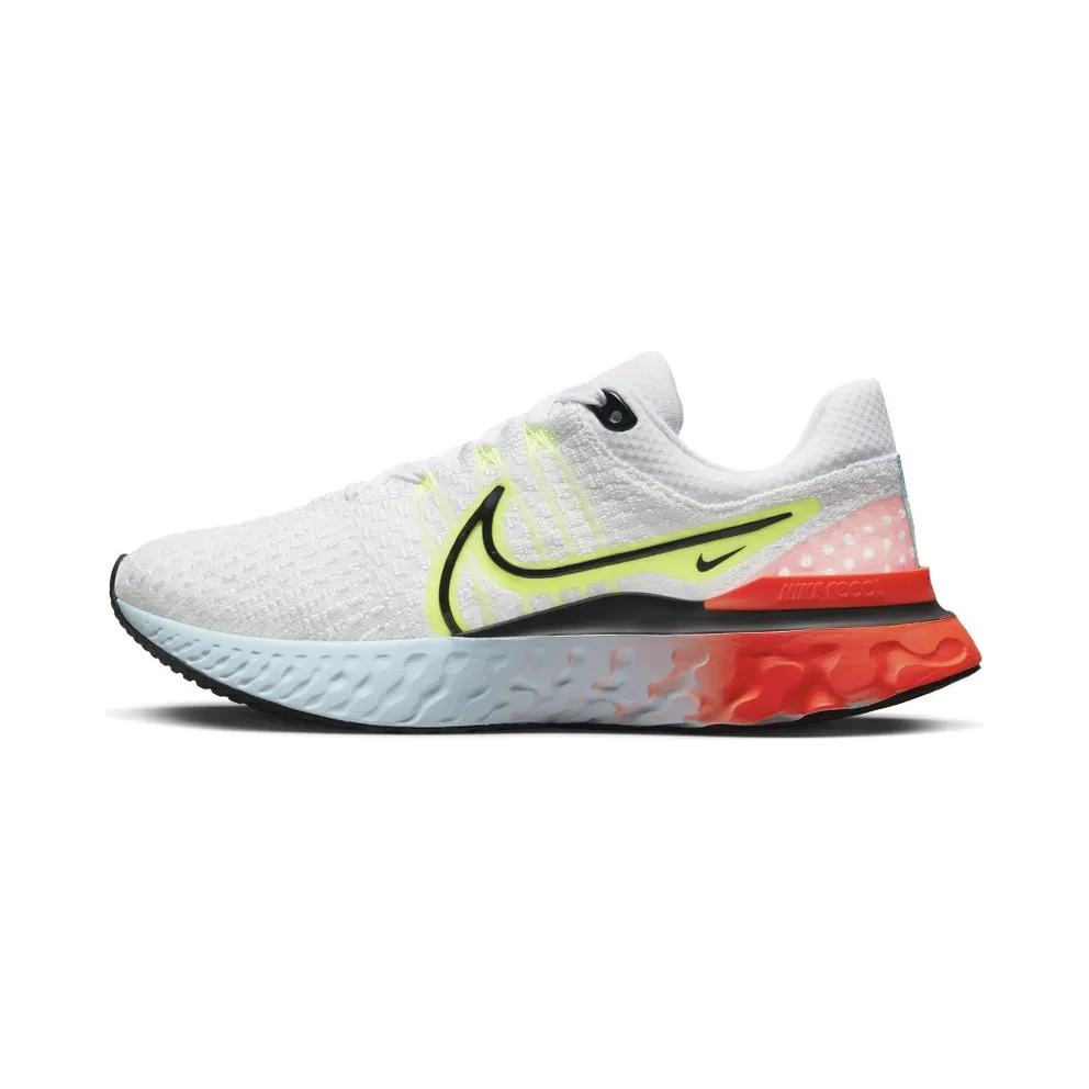 Nike React Infinity Run Flyknit 3 Road Running White (DX3351-100)