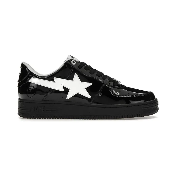 A Bathing Ape Bape Sta #2 Black Patent (1K30-191-302-BLK)