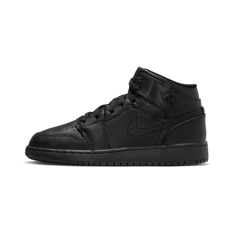 Jordan 1 Mid Triple “Black” (554725-093)