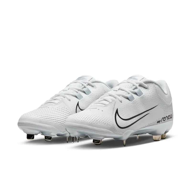 Nike Hyperdiamond 4 Pro Softball Cleats “WHITE BLACK” (CZ5920-102)