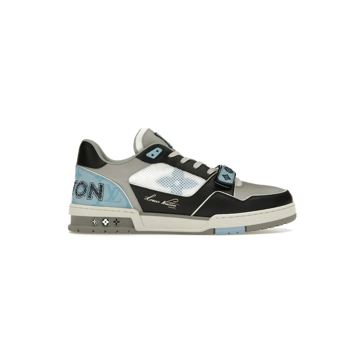 Louis Vuitton LV Trainer Blue Grey Black (1AC510)