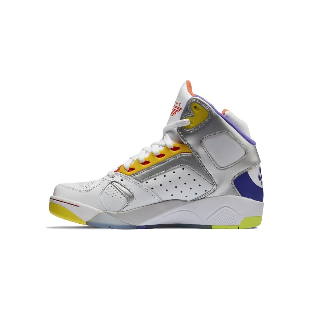 Nike Air Flight Lite High White/Metallic Silver-Hyper Grape White/Metallic Silver-Hyper Grape (329984-100)