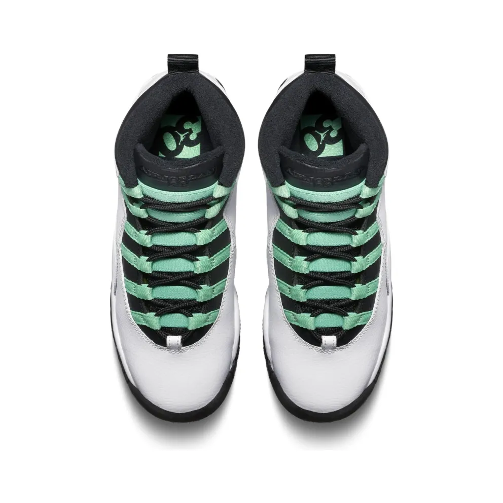 Jordan 10 Retro Green (GS) White/Green-Black-Infrared 23 (705180-118)