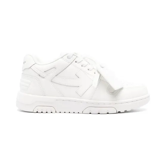 OFF-WHITE Out Of Office OOO Low Tops Triple White