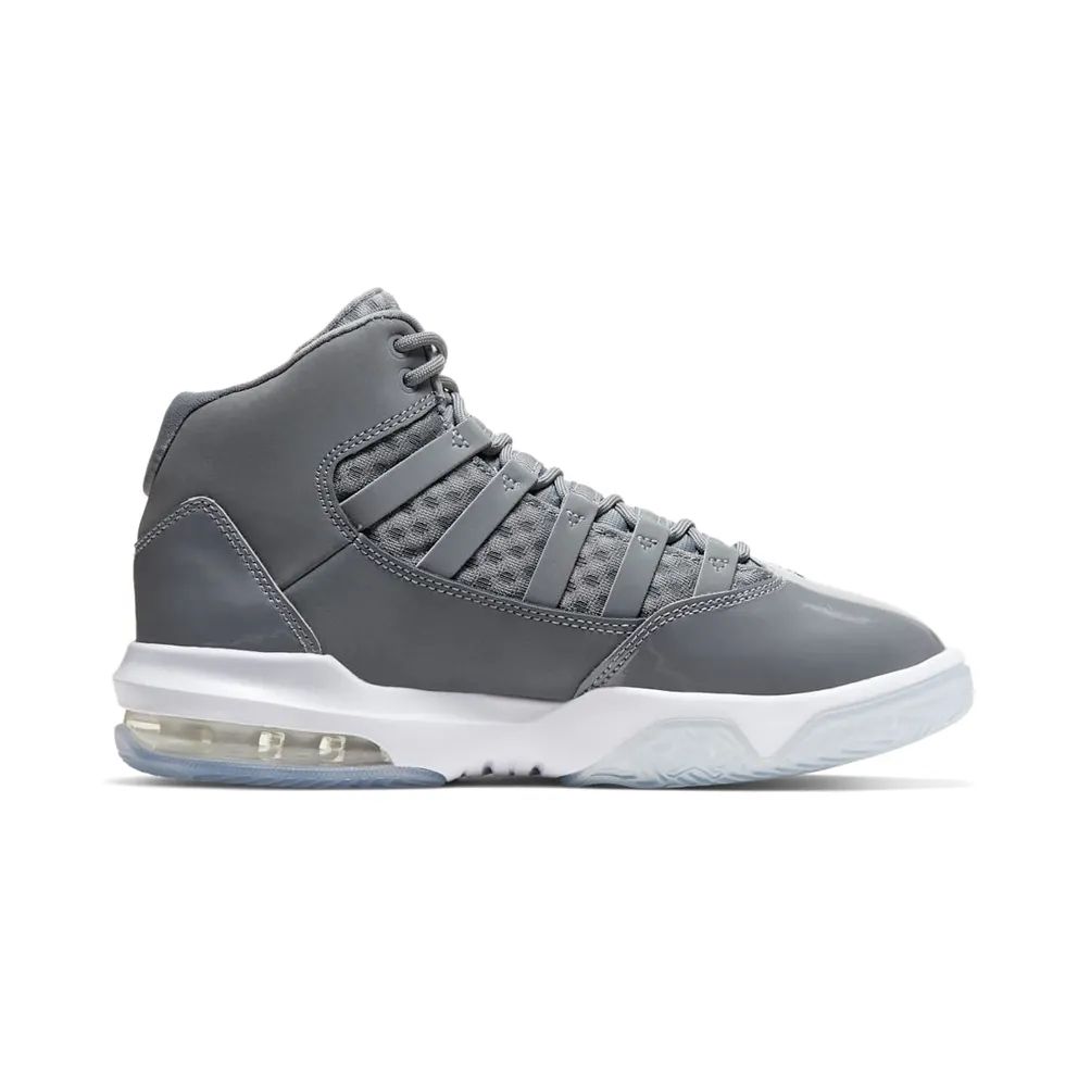 Air Jordan Max Aura GS ‘Cool Grey’ “Cool Grey / White / Clear / Black” (AQ9214-010)