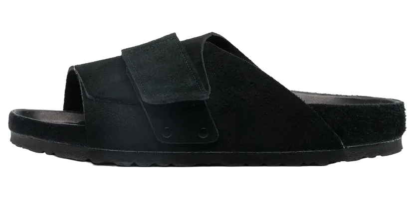 Birkenstock Kyoto Suede Womens “Black – Regular/Wide” (1022306)