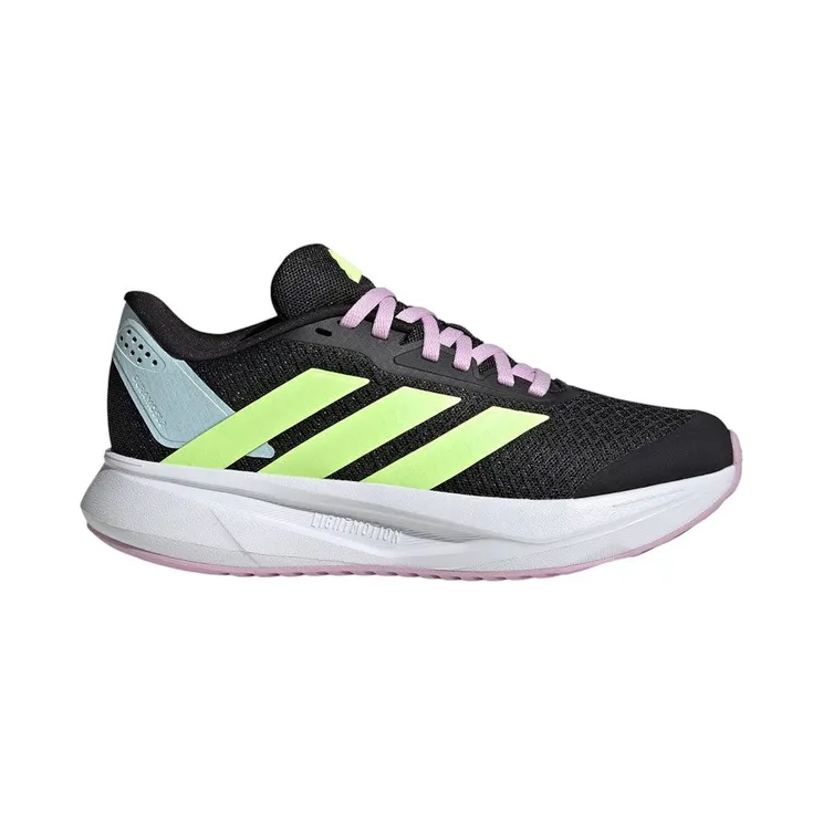 adidas Duramo SL Core Black Hi-Res Yellow Bliss Lilac (JS2781)