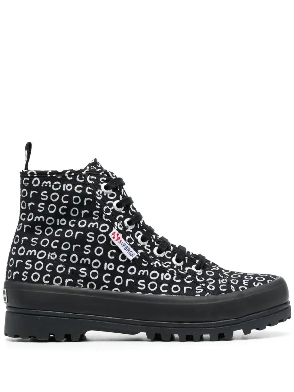 Superga x 10 Corso Como Sneakers aus Canvas – Schwarz (S6115JWCOC)