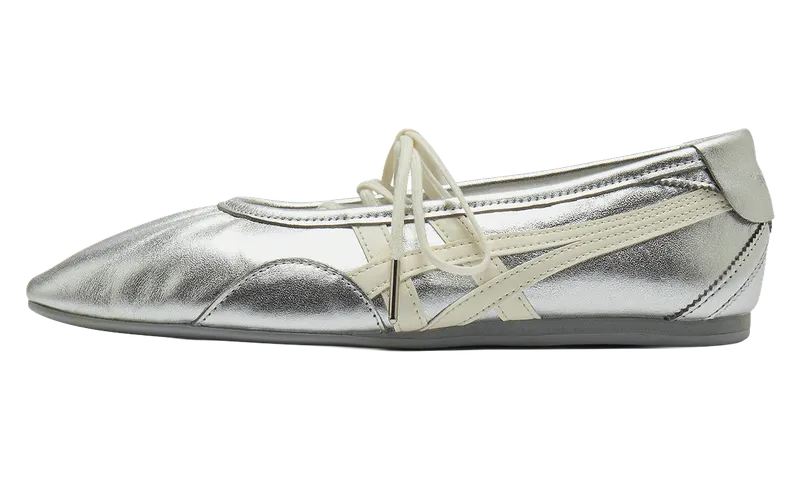 Onitsuka Tiger Womens Gymnarina “Silver Cream” (1182A754-020)