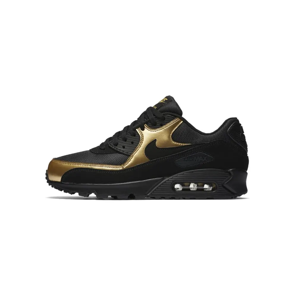 Nike Air Max 90 Ultra Essential Black/Black-Metallic Gold (537384-058)