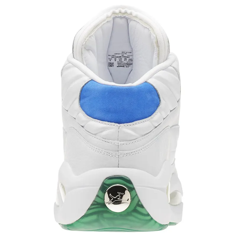 Reebok Question Mid Curren$y Jet Life Stem Green/Vital Blue-White-Purple Emperor (Other Brands Reebok)