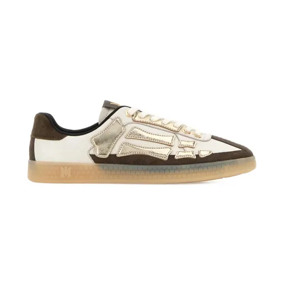 Amiri Pacific Bones leren “White” (AMSNSN1034)