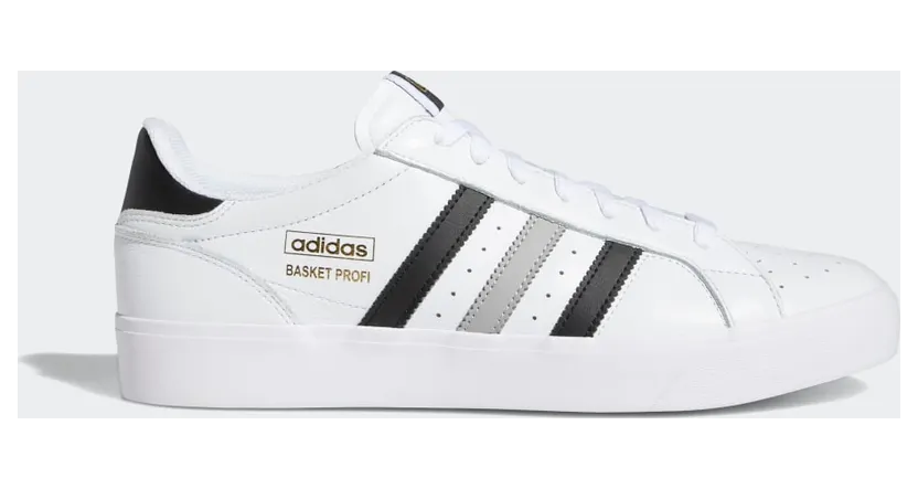 adidas Basket Profi Lo Cloud White / Core Black / Gold Metallic (FX3191)