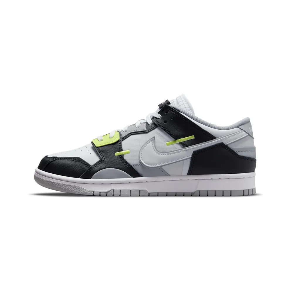 Nike Dunk Low Scrap Grey Wolf Light Lemon Twist (DC9723-001)