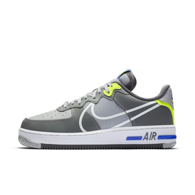Nike Air Force 1 React Wolf Grey Wolf Grey/White-Smoke Grey-Dark Grey (CD4366-002)