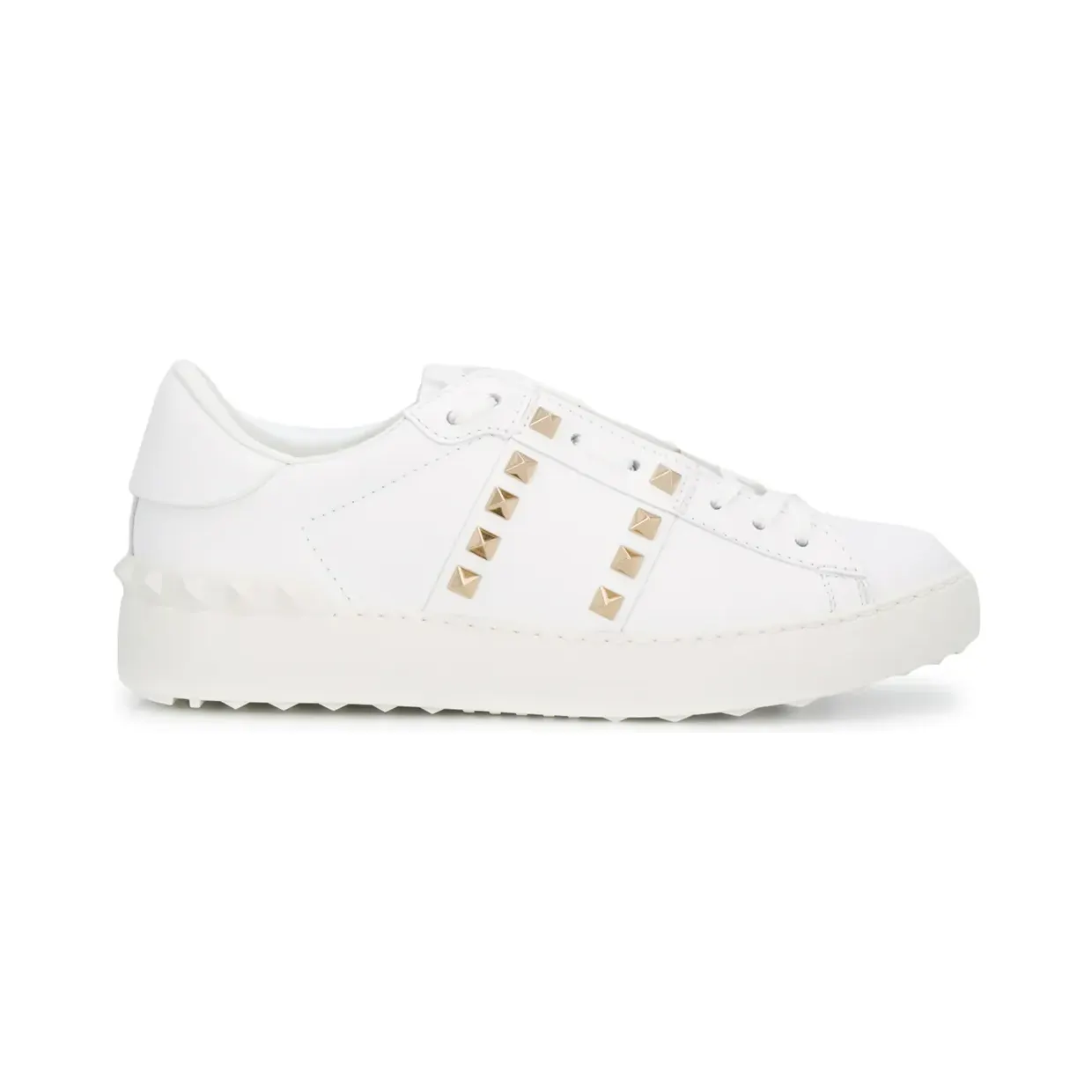 Valentino Garavani Rockstud leren sandalen met studs “White” (WS0A01BHS)