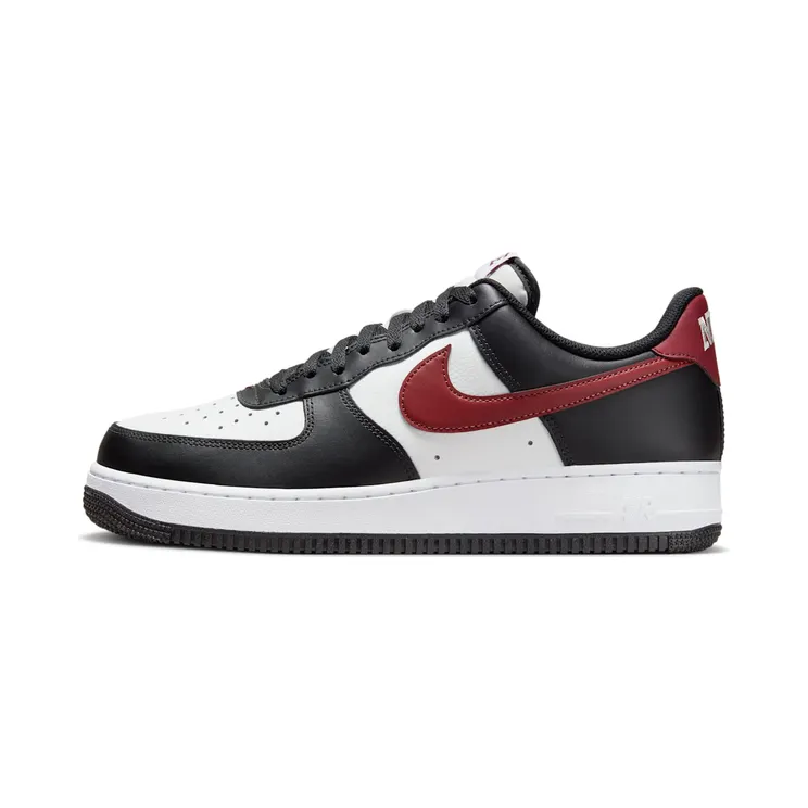 Nike Air Force 1 Low ’07 “Black / Summit White / White / Dark Team Red” (FZ4615-001)