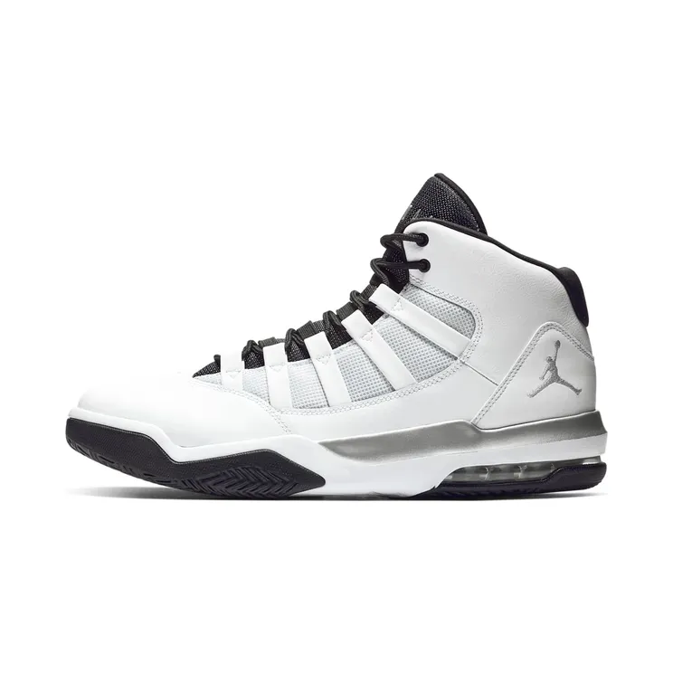 Jordan Max Aura White Metallic Silver Black (AQ9084-102)
