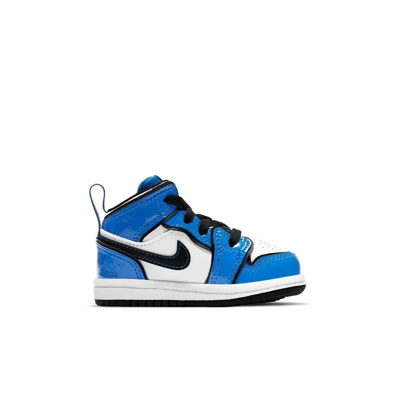 Jordan 1 Mid Signal Blue (TD) Signal Blue/White-Black (BQ6933-402)